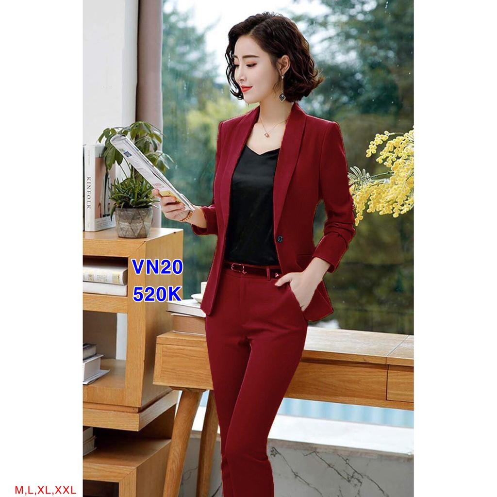 Set nguyên bộ áo Vest quần dài VN20